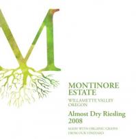 Montinore Estate - Almost Dry Riesling NV