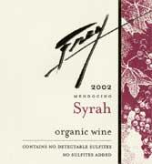 Frey - Syrah Redwood Valley Organic NV